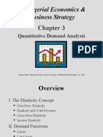 Managerial Economics & Business Strategy: Quantitative Demand Analysis