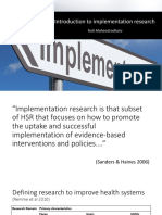 Implementasion Reseach