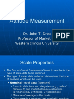 Attitude Measurement - MKTG 526