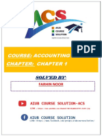 Accounting Mid Term Hand Note Chapter 1 Acs
