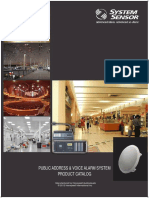 Public Address & Voice Alarm System Product Catalog