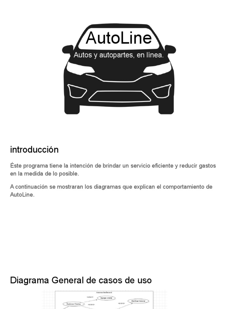 Diagramas del Software AutoLine | PDF