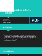 Social Imagination in Social Thought