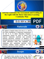 DepEd guidelines for assessment and grading