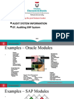 Audit System Information 07. Auditing ERP System: Creating The Great Business Leaders
