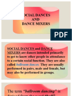 Social dances and dance mixers explained