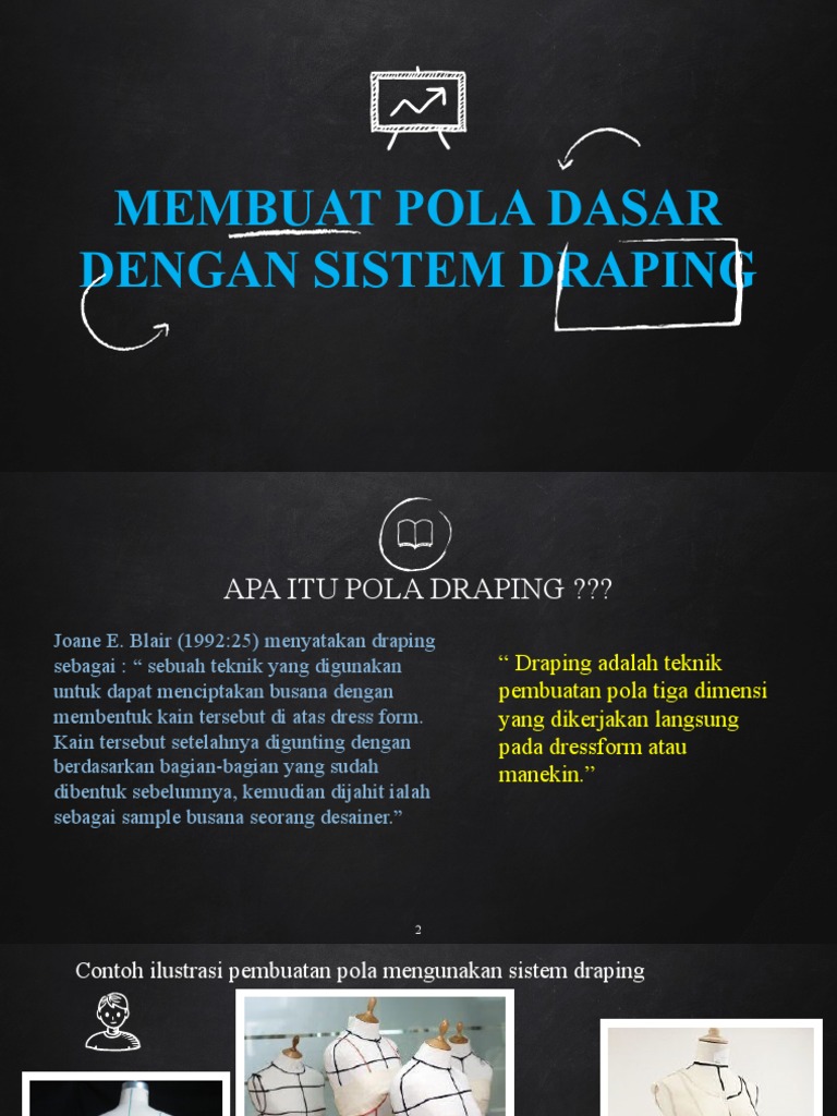 Teknik Draping untuk Pola Dasar | PDF
