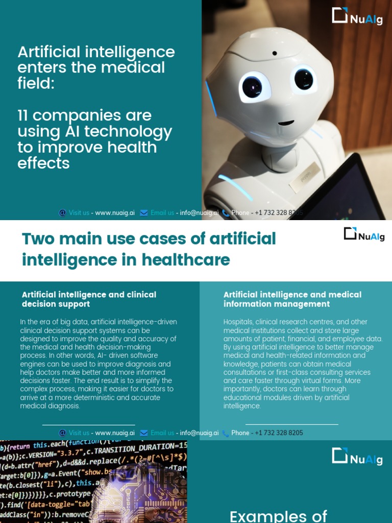 Artificial Intelligence Enters The Medical Field | PDF
