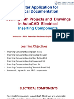 AutoCAD Electrical Inserting Components