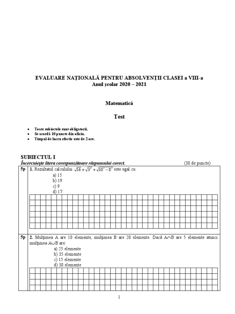 Test 8 | PDF