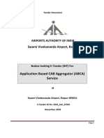 Swami Vivekananda Airport, Raipur: Application Based CAB Aggregator (ABCA) Service