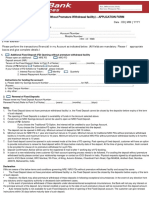 NRE FD / NRO FD (Without Premature Withdrawal Facility) - APPLICATION FORM