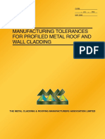 Manufacturing Tolerances For Profiled Metal