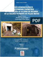 A6800-Estudio Hidrogeologico Perimetros...Galeria Pillao Matao-Cusco
