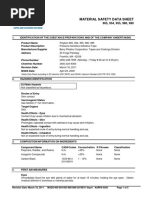 Material Safety Data Sheet