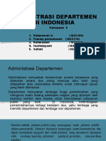 Administrasi Departemen Di Indonesia