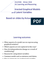 Lecture 3: Directed Graphical Models and Latent Variables Based On Slides by