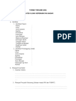 Format Resume Igd Akper