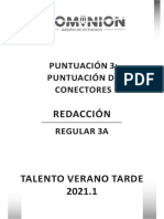 Puntuación 3: Puntuación de Conectores