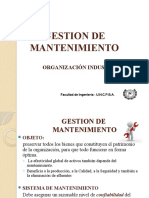 Gestion de Mantenimiento