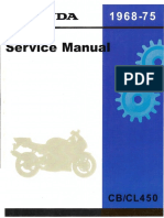CB450 Service Manual 1968-1975