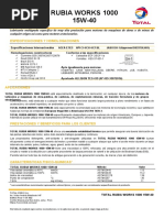 Total Rubia Works 1000 15w-40
