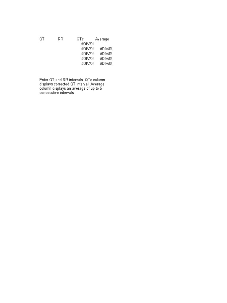 QTC Calculator PDF Cardiac Electrophysiology Cardiovascular System