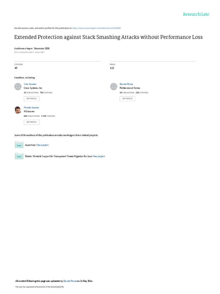 Stack Smashing Protection , How to enable Stack Smashing Protection in ...