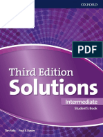 Solutions (Third Edition) Intermediate. Student's Book