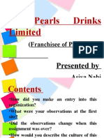 Pearls Drinks Limited: (Franchisee of Pepsi)