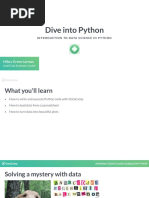 Dive Into Python: Hillary Green-Lerman