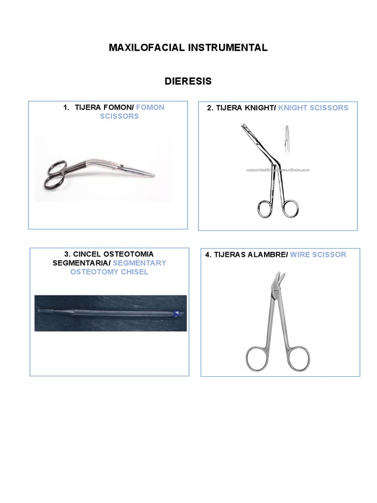 Maxillofacial Surgical Instrumentation | PDF