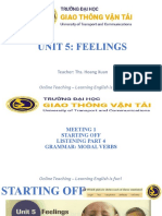 Unit 5 - Feelings