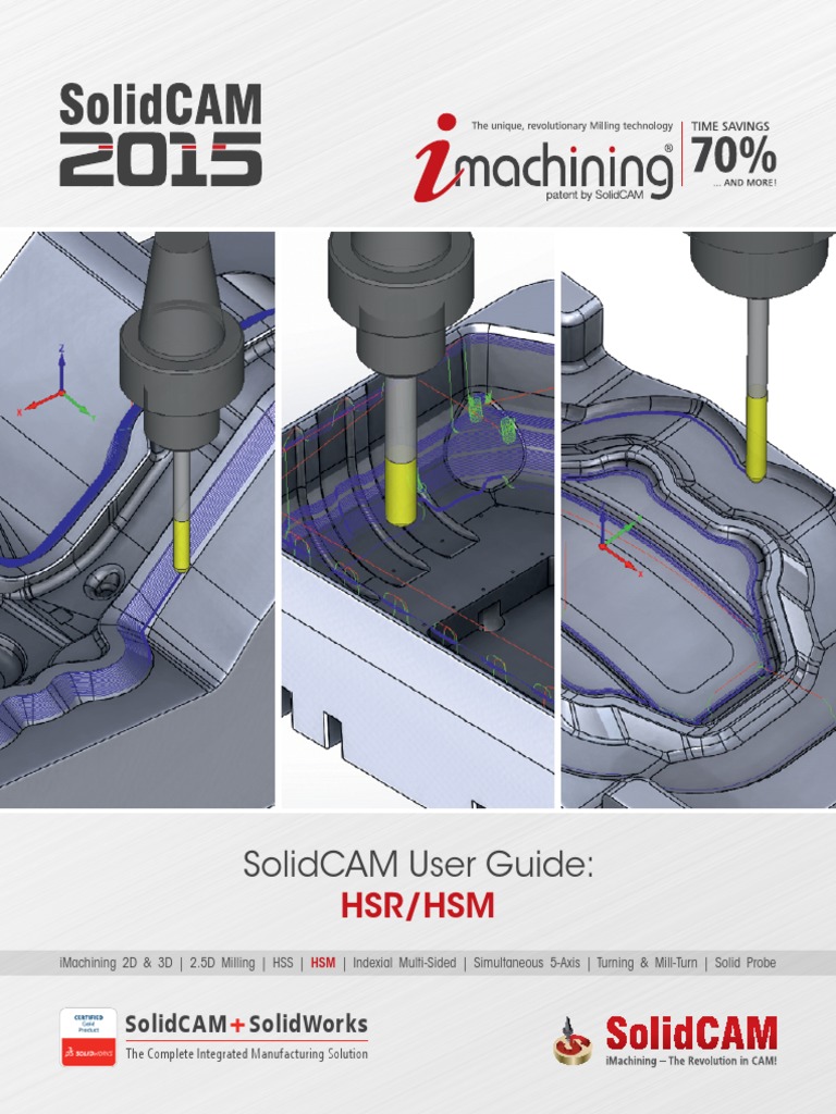 SolidCAM 2015 HSR-HSM Machining User Guide | PDF | Machining ...