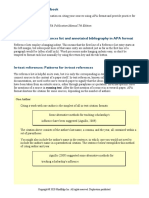 APA Formatting Handbook: One Author