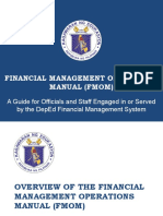 Financial Management Operations Manual (Fmom)