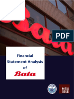 Financial Statement Analysis of Bata (BUS635) 1