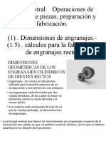 Engranajes Dimensiones