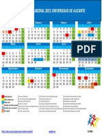 Calendario Laboral 2021 Ua