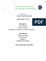 Business Agriculture and Technology: IUBAT-International University of