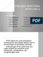 IPTEK Dan Seni Pada Pancasila