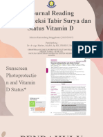 Fotoproteksi Tabir Surya dan Status Vitamin D