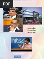 Nandan Nilekani and Narayan Murthy: Infosys: Presented By: Harpreet Kaur Jasmine Attri