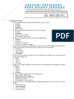 Soal Uts Fisiologi