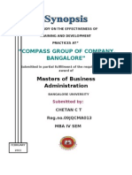 "Compass Group of Company, Bangalore": Masters of Business Administration