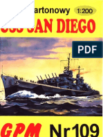 (GPM 109) - Light Cruiser CL (AA) 53 USS San Diego