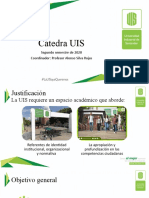 Presentación Cátedra UIS 2020 - II - V.A.
