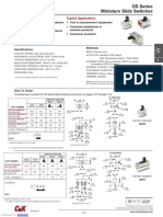 Features/Benefits Typical Applications: Specifications Materials