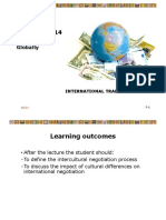 International Trade Negotiation Strategies