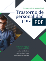 Trastorno Paranoide de La Personalidad